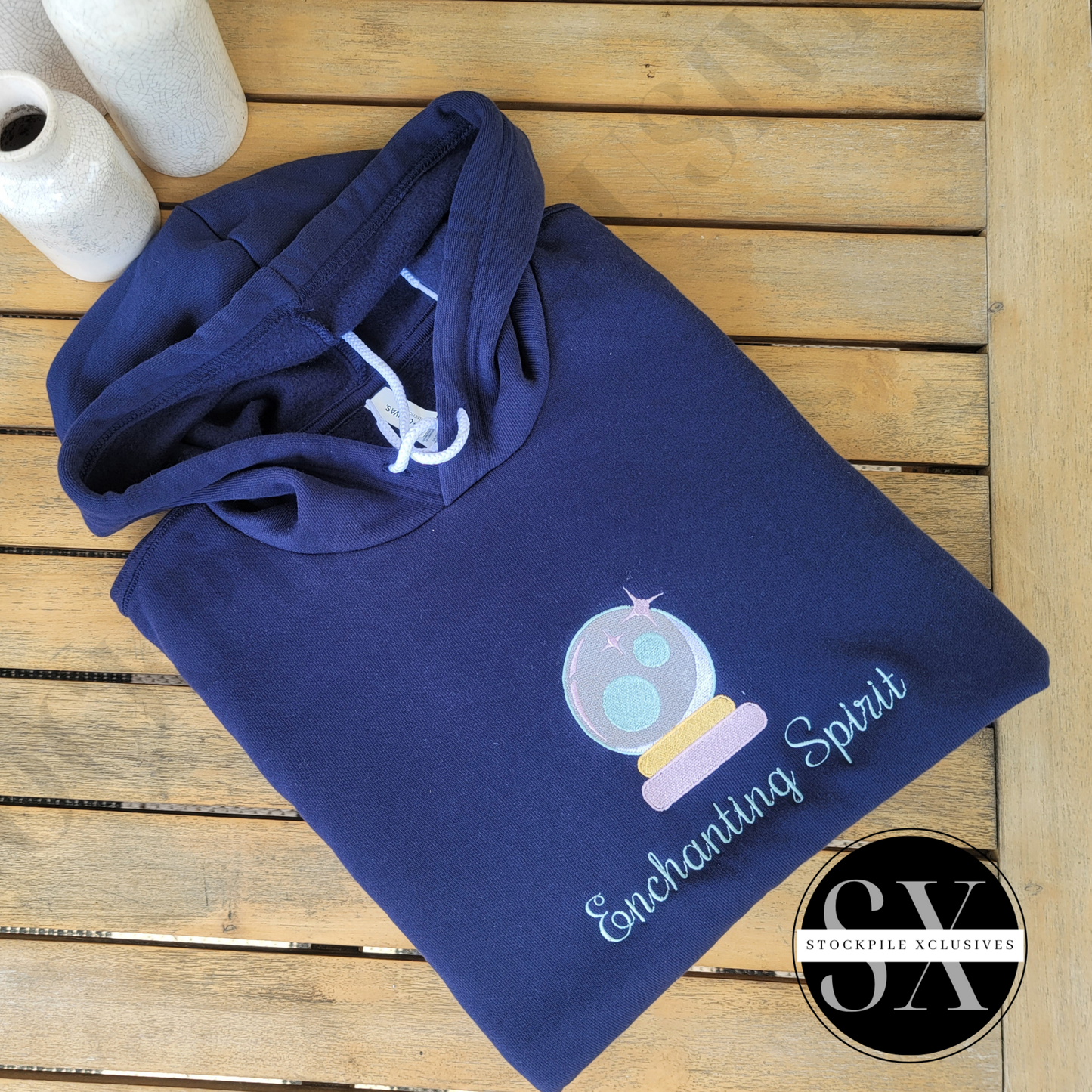 Enchanting Spirit Crystal Ball Embroidered Hoodie