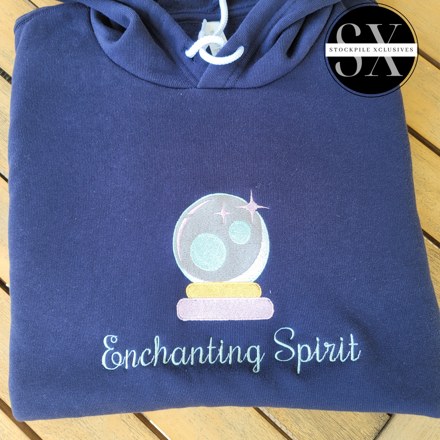 Enchanting Spirit Crystal Ball Embroidered Hoodie
