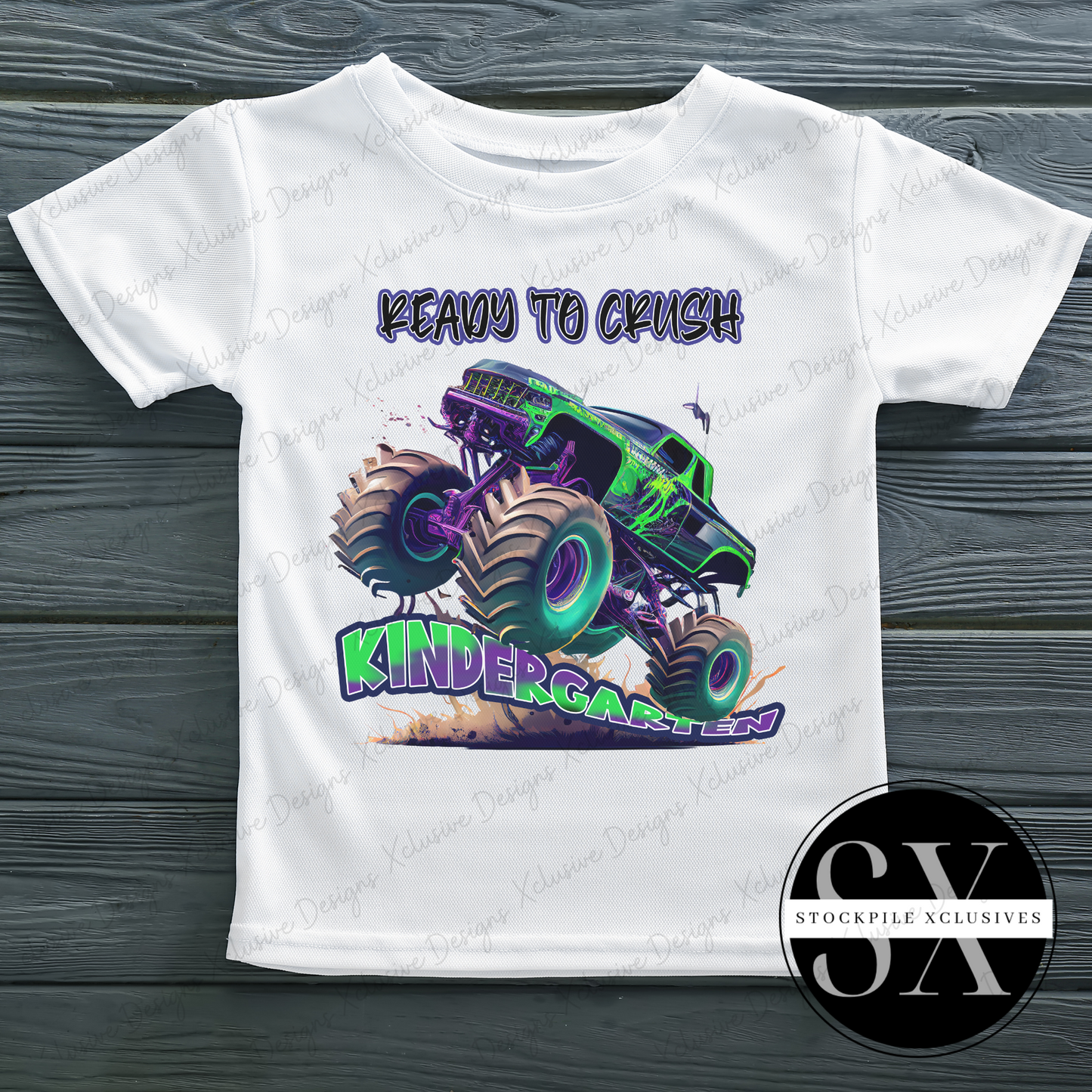 Ready To Crush Back To School Monster Truck Shirt