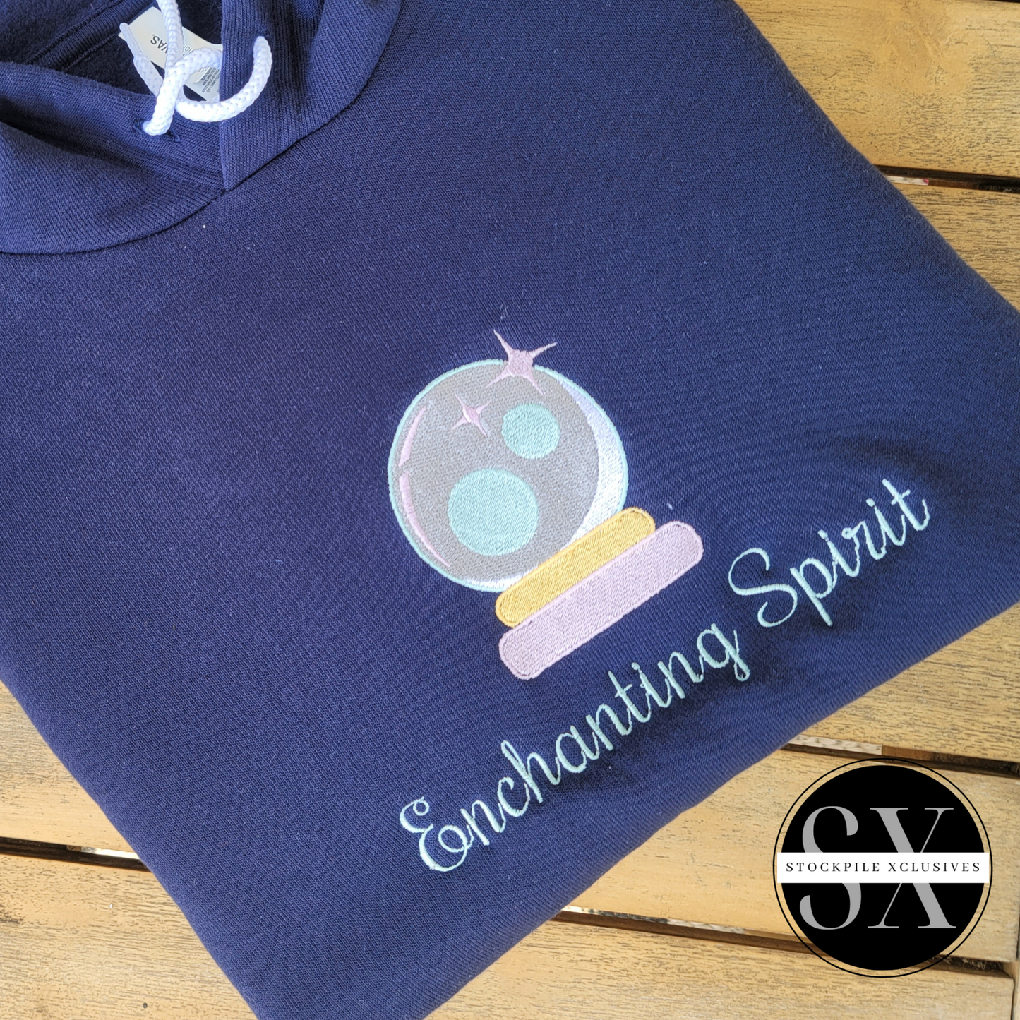 Enchanting Spirit Crystal Ball Embroidered Hoodie