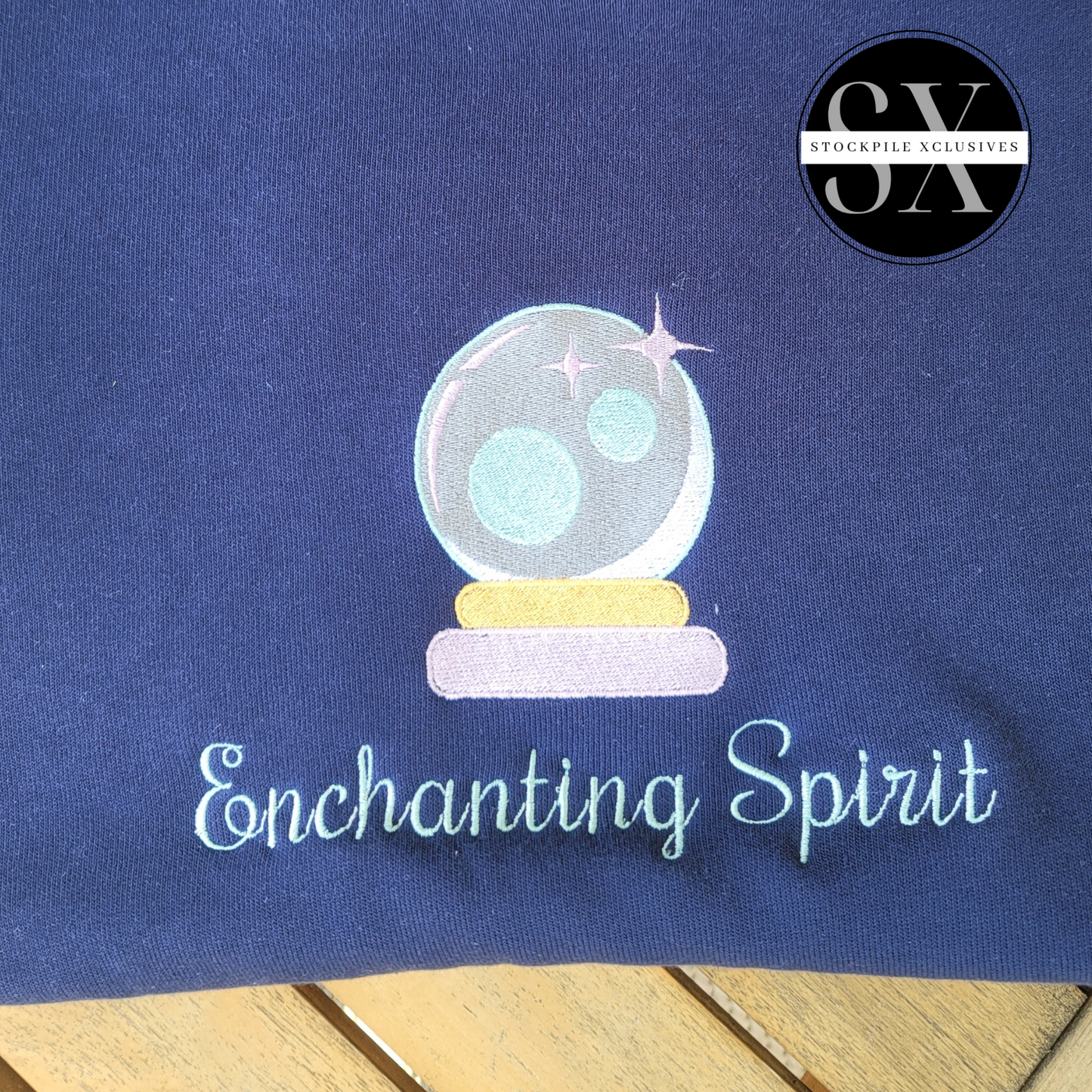 Enchanting Spirit Crystal Ball Embroidered Hoodie