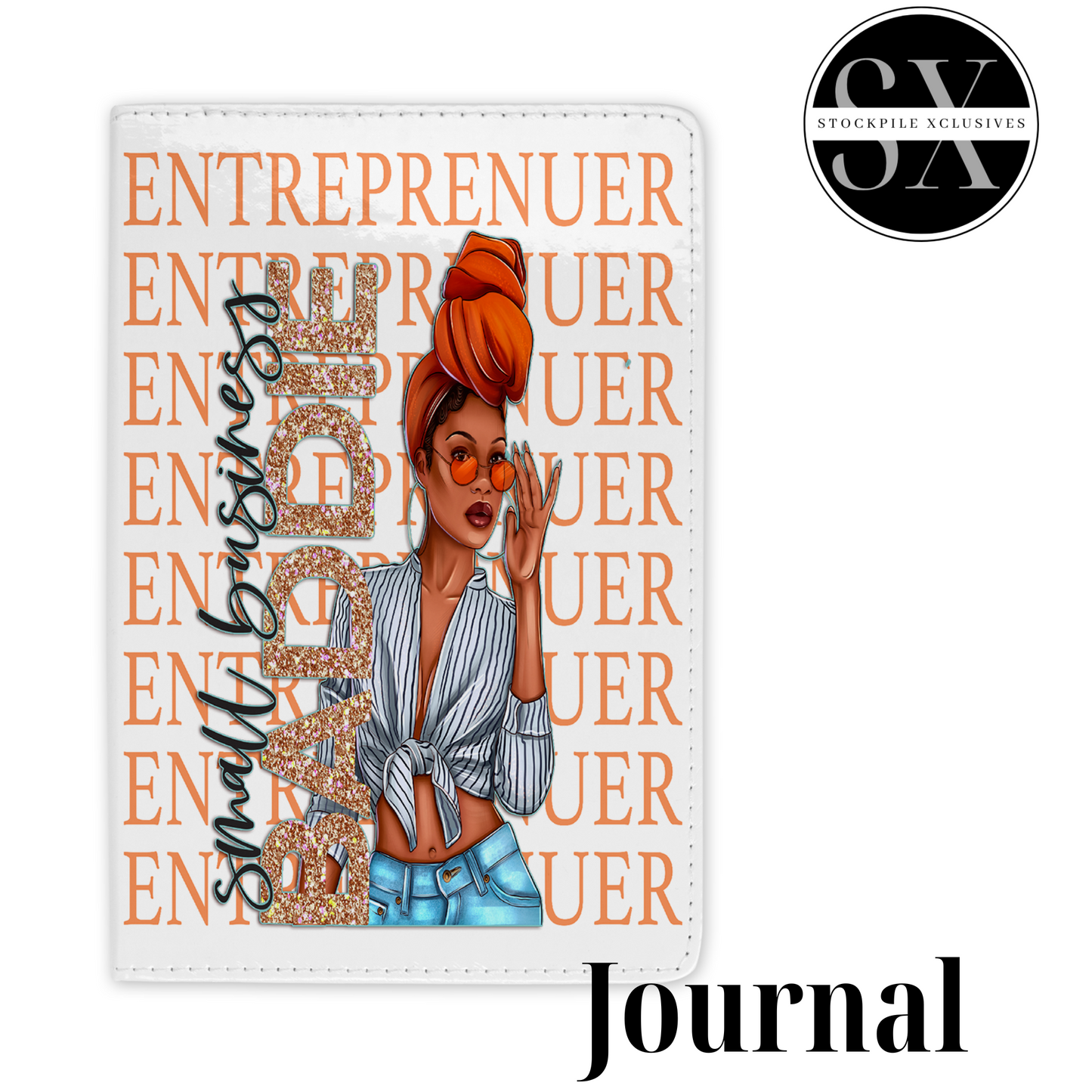 Small Business Baddie Entrepreneur Gift Box Personalized Box With Tumbler Journal Pen Tote Bag