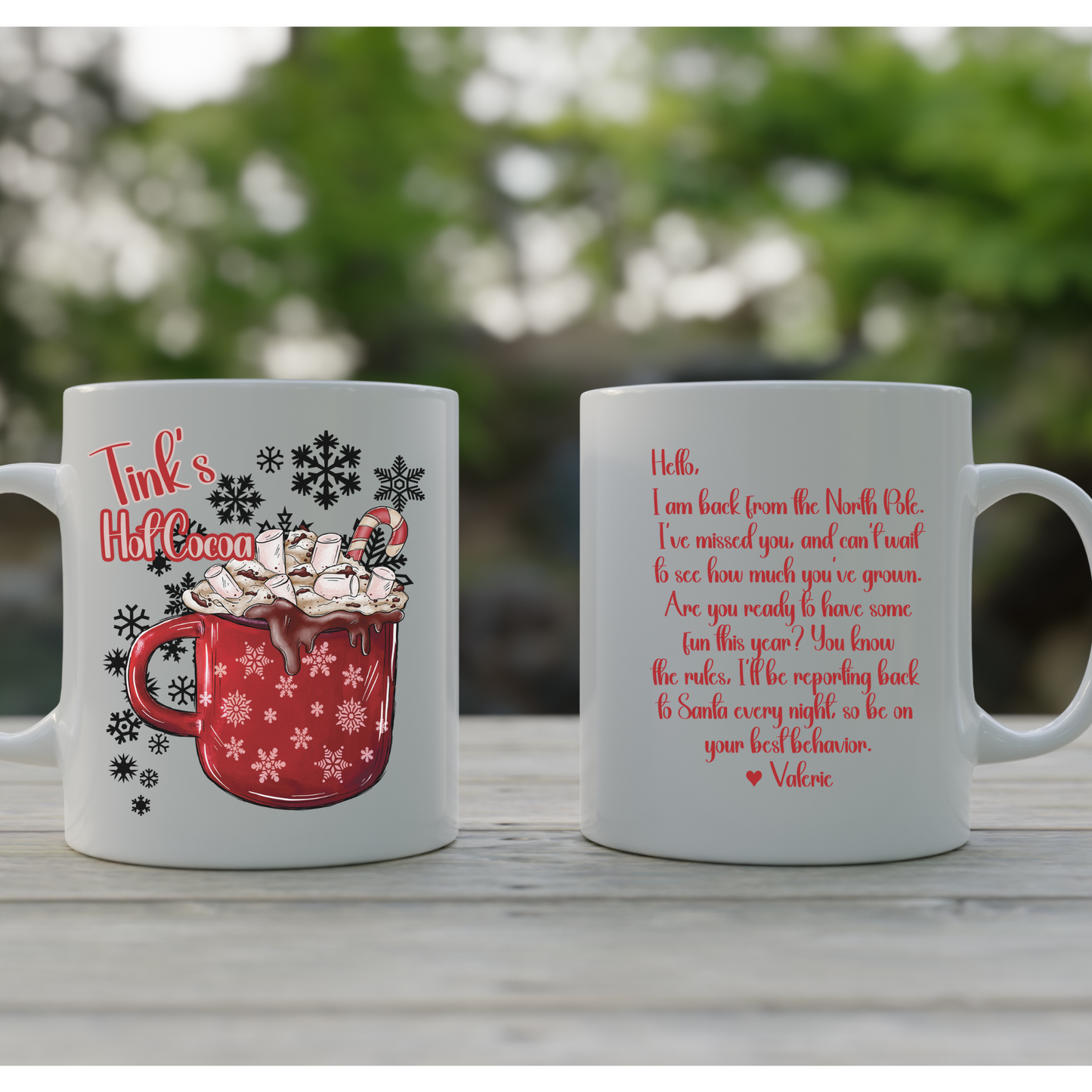 Letter from the Elf Mug,