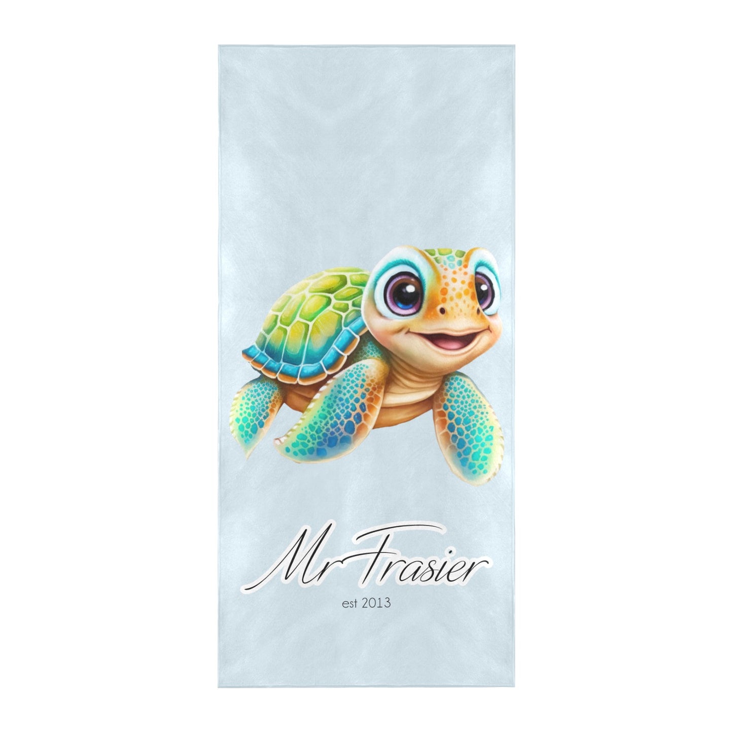 Mr. & Mrs Turtle Beach Towel 32"x 71"