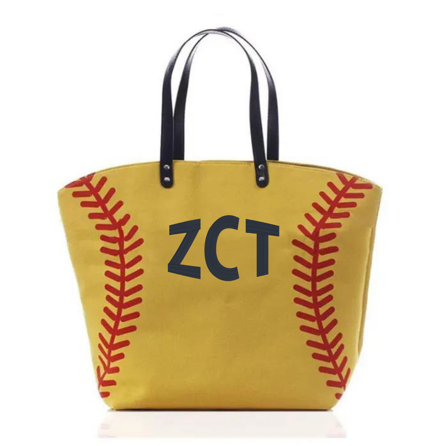 Large Canvas Softball Tote