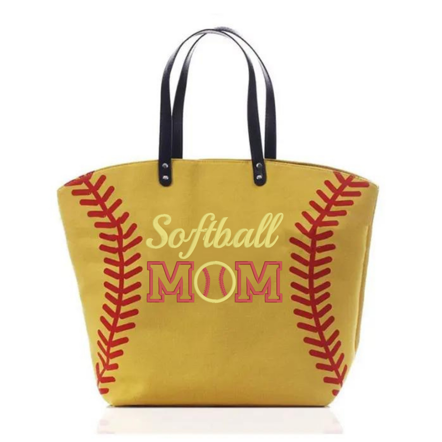 Large Canvas Softball Tote