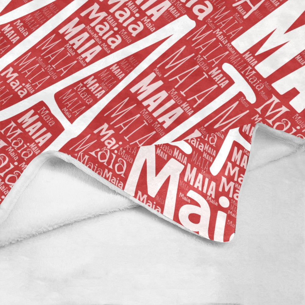 Name Print Font Ultra-Soft Micro Fleece Blanket 50"x60"