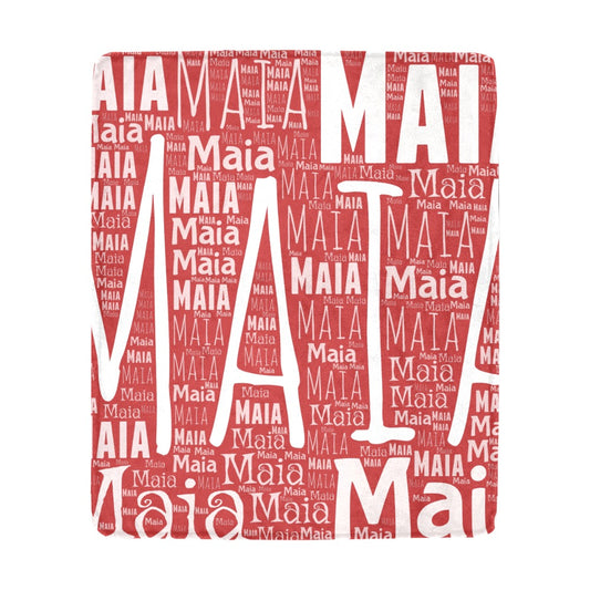 Name Print Font Ultra-Soft Micro Fleece Blanket 50"x60"
