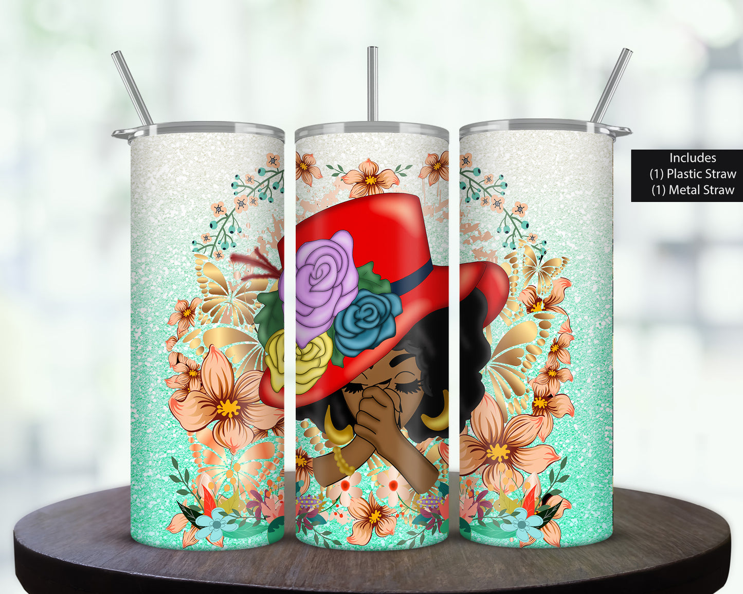 Church Hat Lady Tumbler