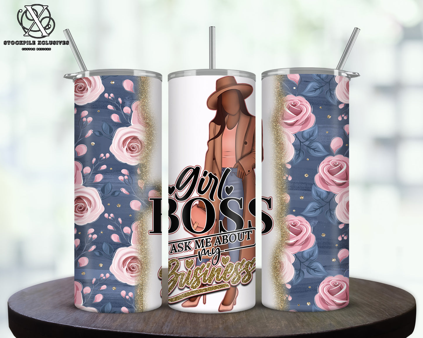 Girl Boss Ask Me About My Business Tumbler