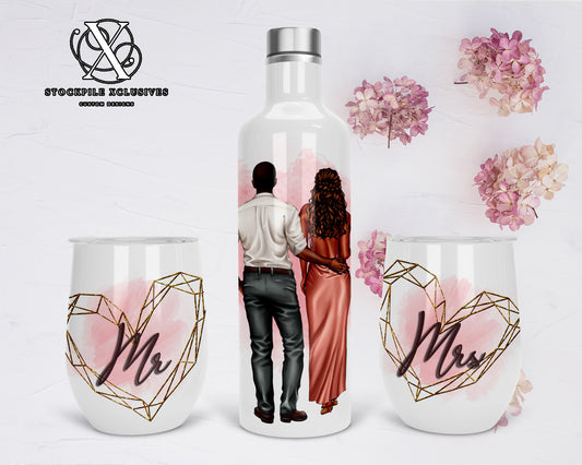 3 Piece Wine Tumbler Gift Set
