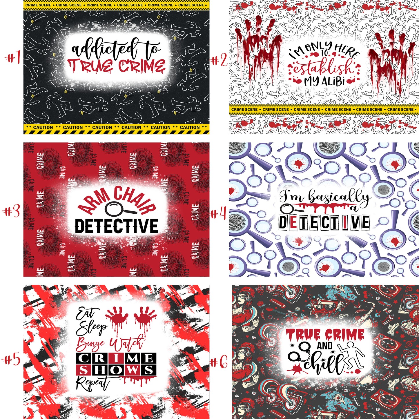 True Crime Gift Box Personalized Christmas Box With Tumbler Journal Pen Tote Bag