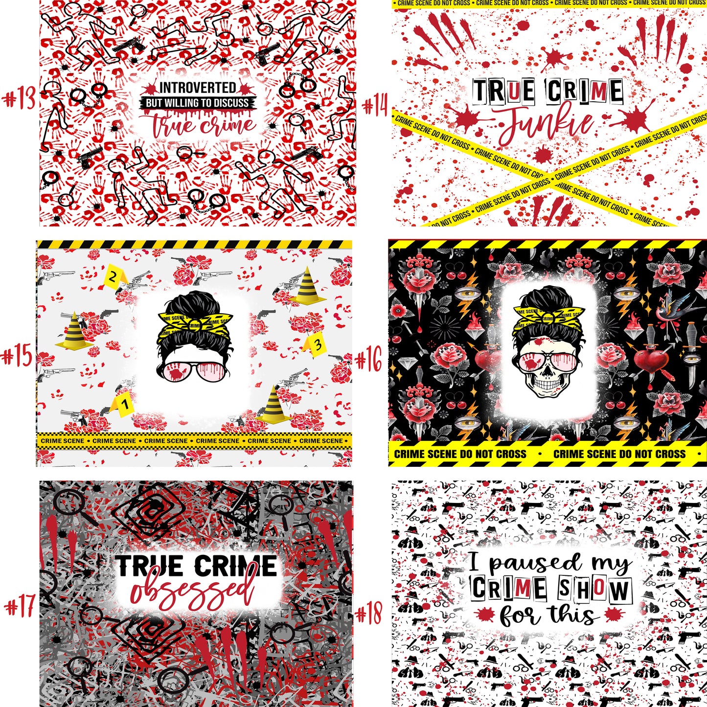 True Crime Gift Box Personalized Christmas Box With Tumbler Journal Pen Tote Bag
