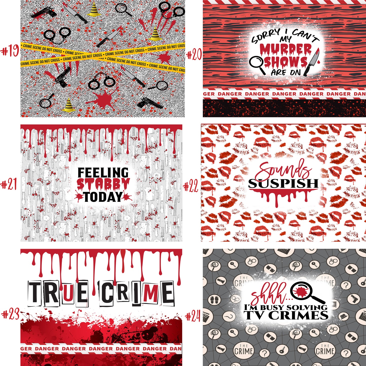 True Crime Gift Box Personalized Christmas Box With Tumbler Journal Pen Tote Bag