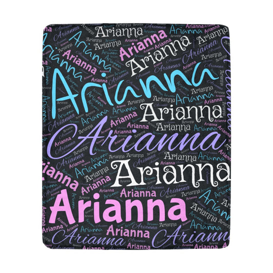 Name Square Ultra-Soft Micro Fleece Blanket 50"x60"
