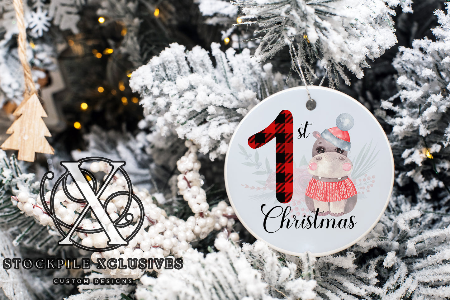 Baby 1st First Christmas Ornament