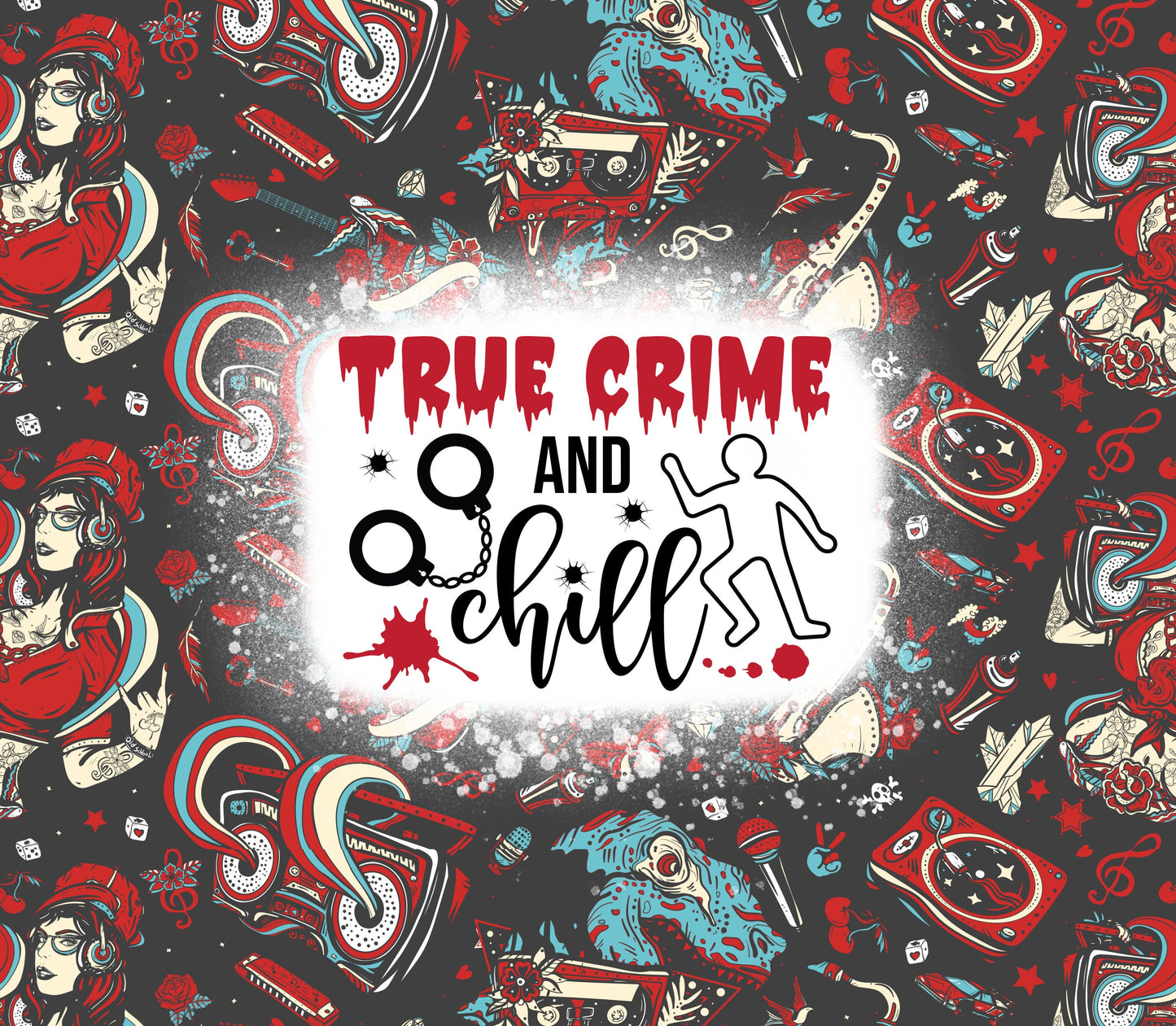 True Crime and Chill 20 oz Tumbler