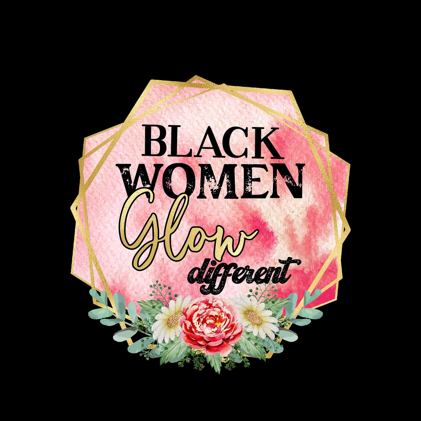 Black Women Glow Different Coffee Mug