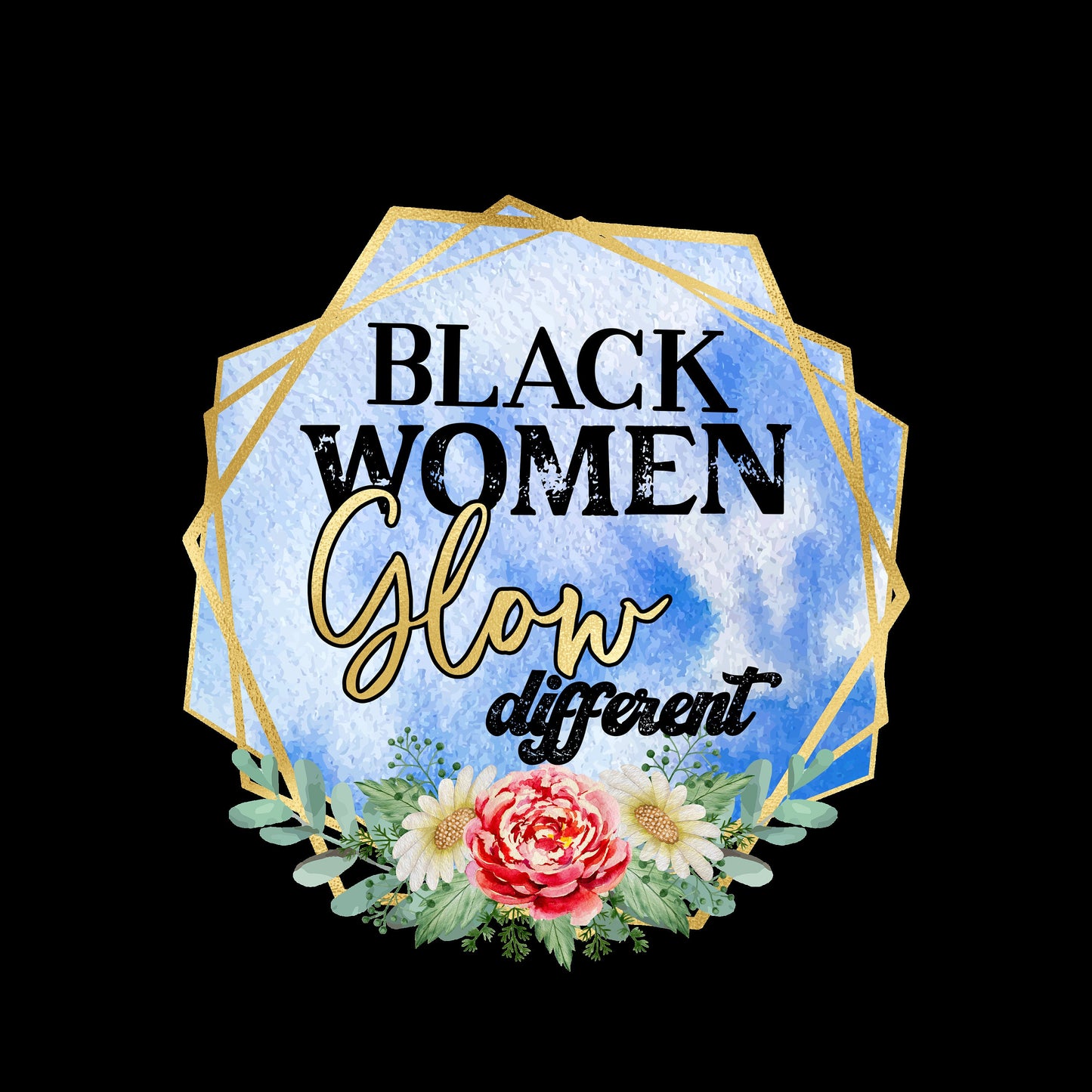 Black Women Glow Different Coffee Mug
