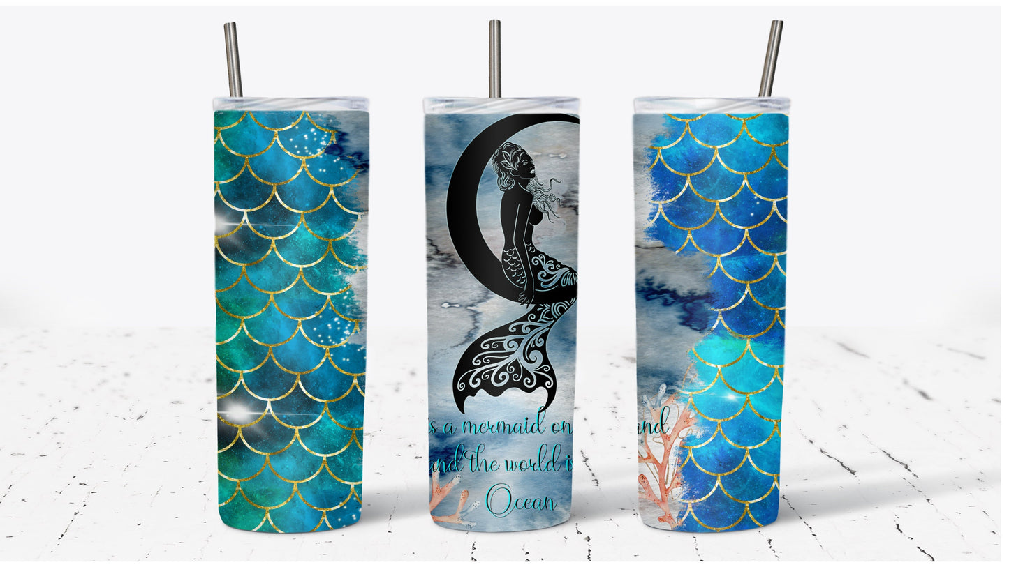 Mermaid on Land Tumbler
