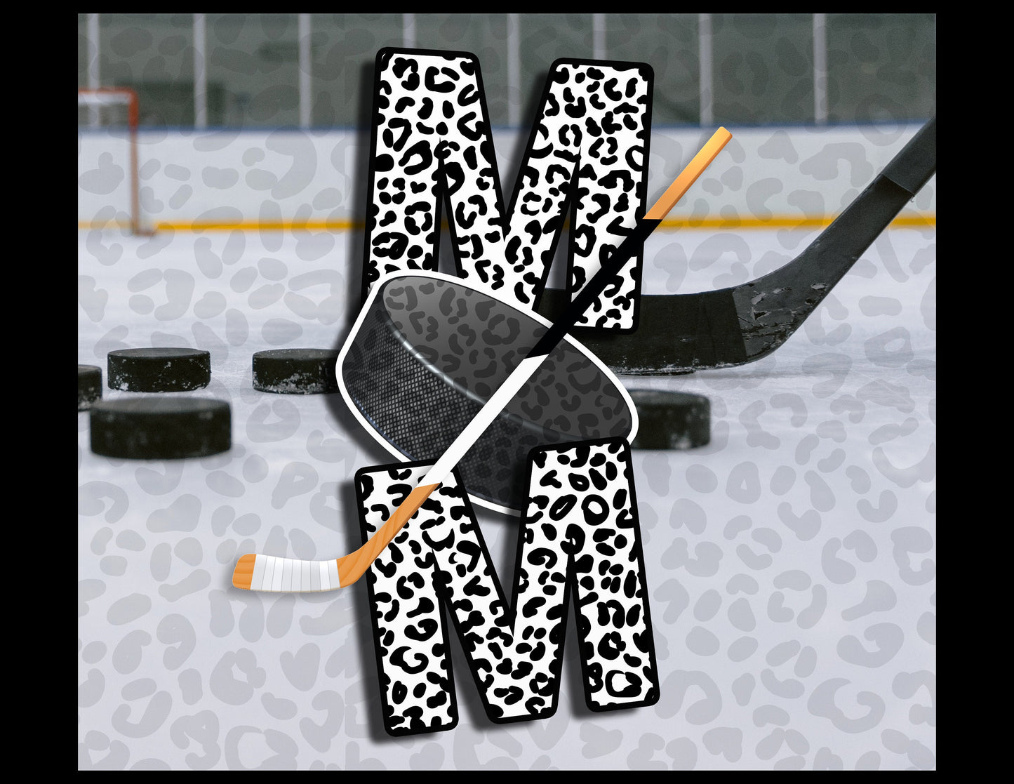 Hockey Mom Leopard Print Tumbler