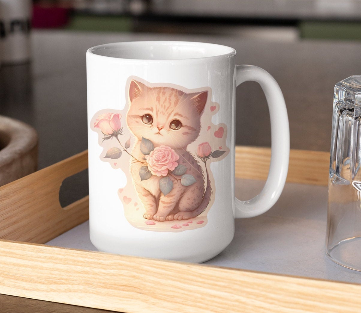 Cat Valentine Mug, Valentine's Day