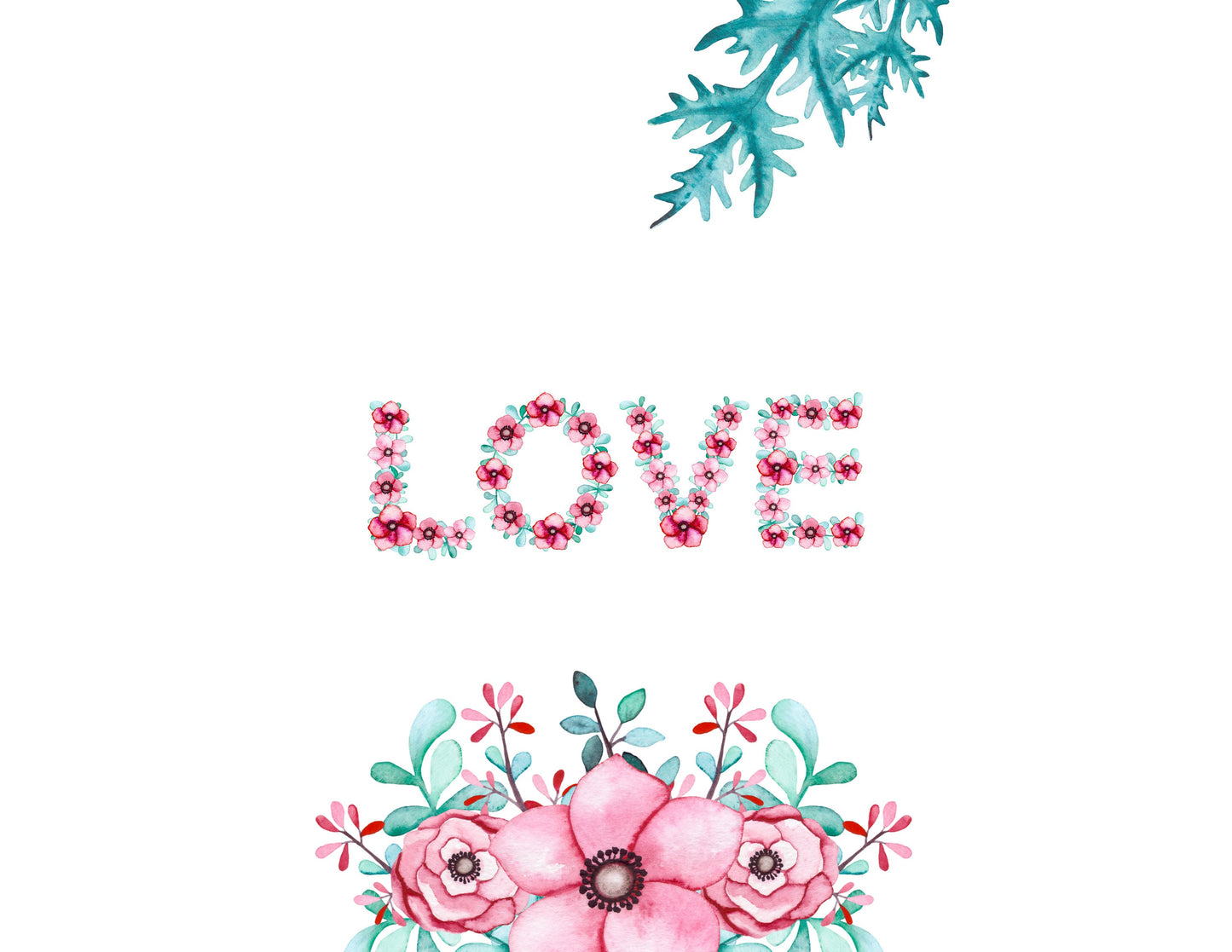 Love floral Valentines Tumbler