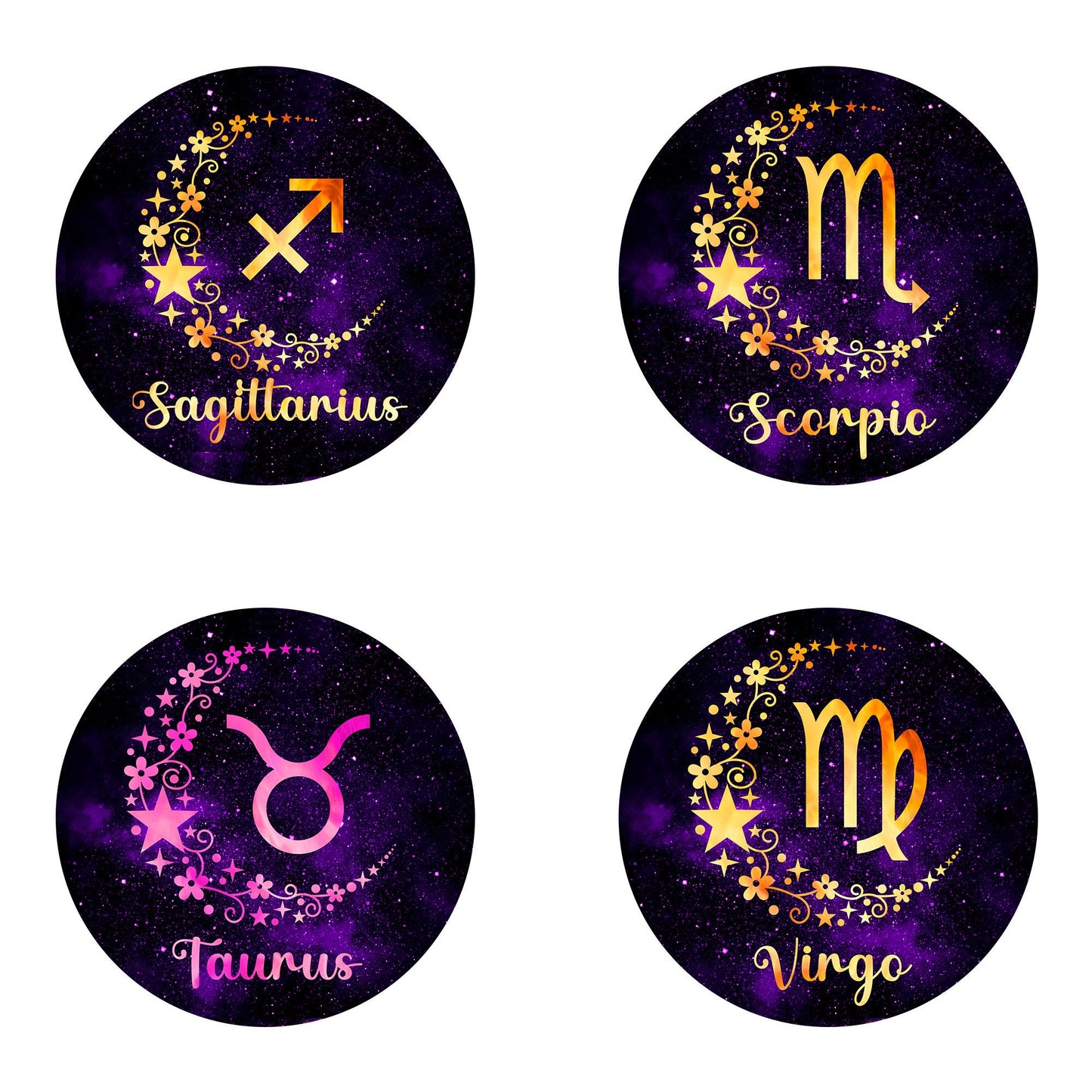Zodiac Sign Keychain