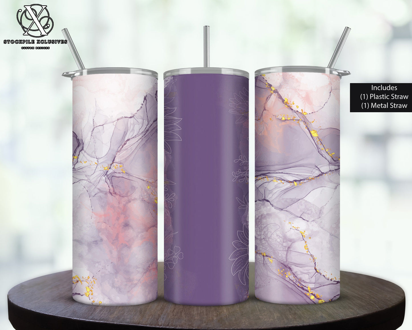 Purple Name Marble Tumbler, Cup Personalized, Name Cup With Straw, Name Tumbler Cup, Personalized Tumbler With Lid and Straw, Cup With Name