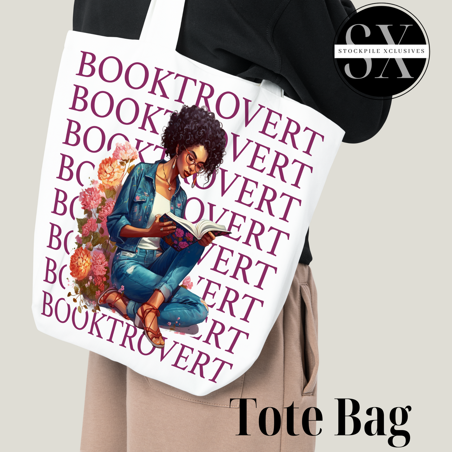 Booktrovert Gift Box Personalized Gift Box With Tumbler Journal Pen Tote Bag