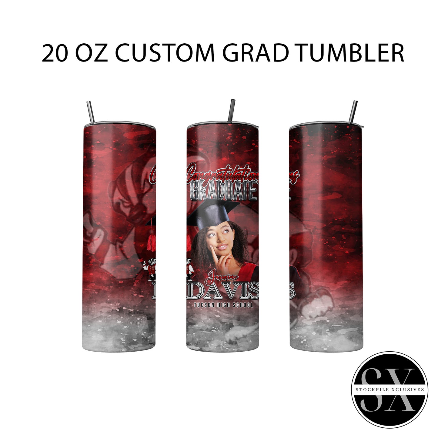 Custom Grad Class of 2023 Tumbler