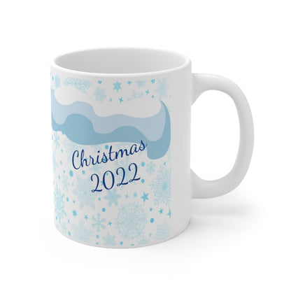 Snowman Christmas 2022 Mug Add Name