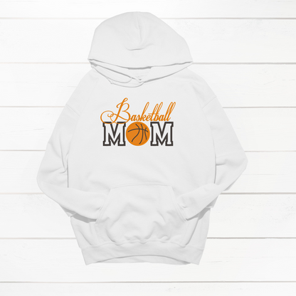 Basketball Mom Embroidered Crewneck Sweatshirt/Hoodie