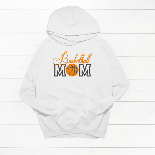 Basketball Mom Embroidered Crewneck Sweatshirt/Hoodie