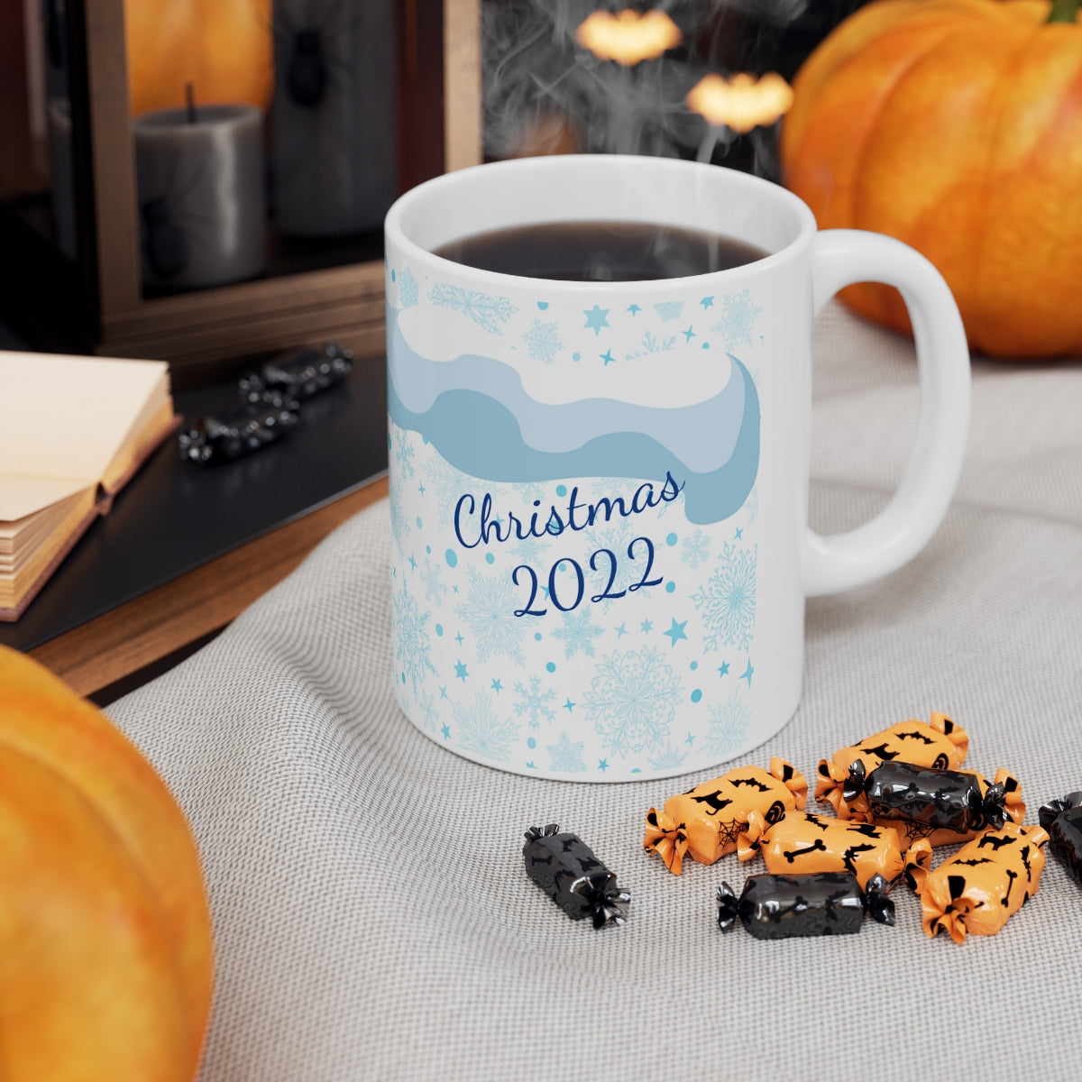 Snowman Christmas 2022 Mug Add Name