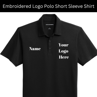 Custom Logo Polo with Left Chest embroidery