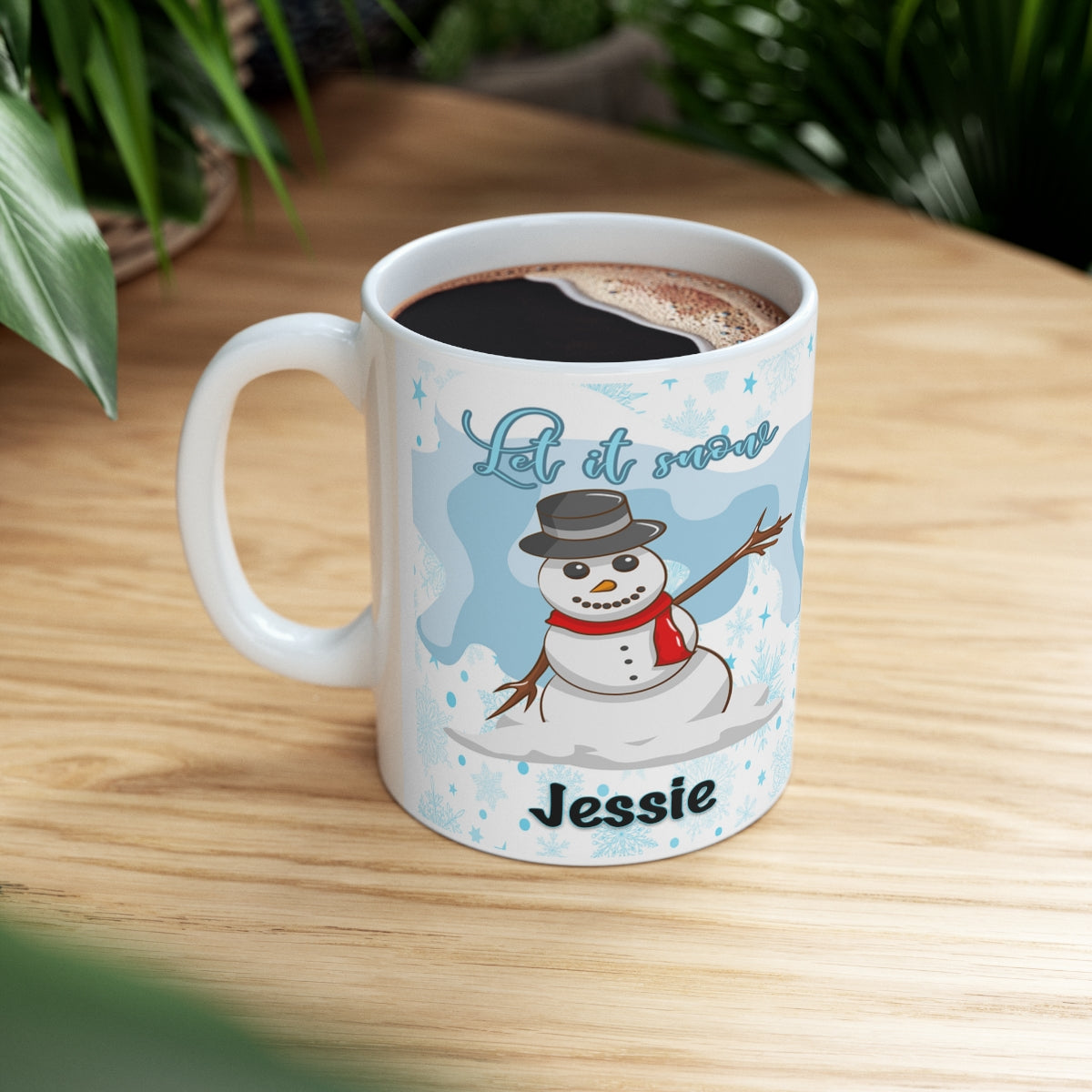 Snowman Christmas 2022 Mug Add Name