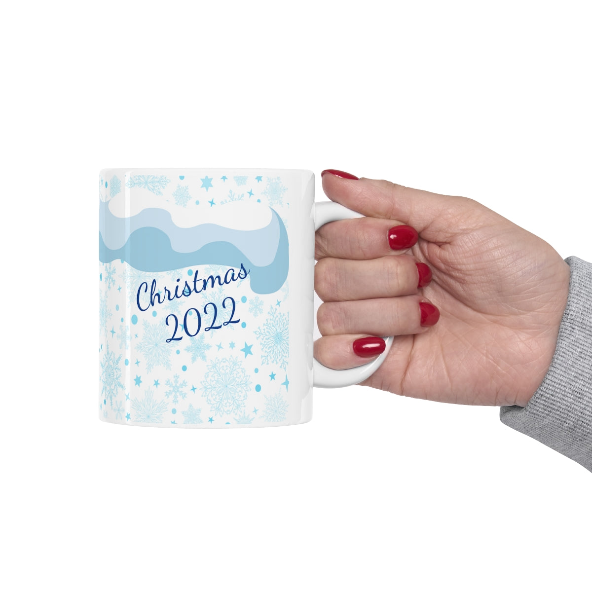 Snowman Christmas 2022 Mug Add Name