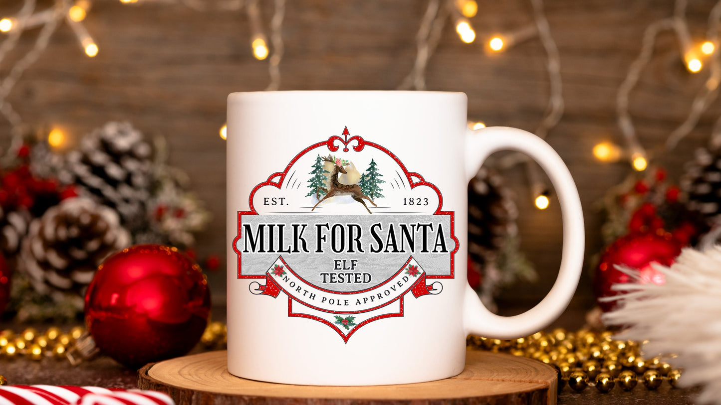 Milk for Santa Christmas Mug