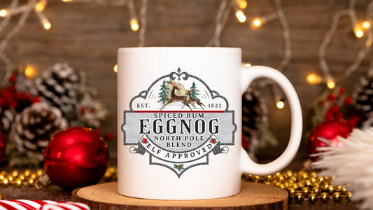 Christmas Mug, Spiced Eggnog