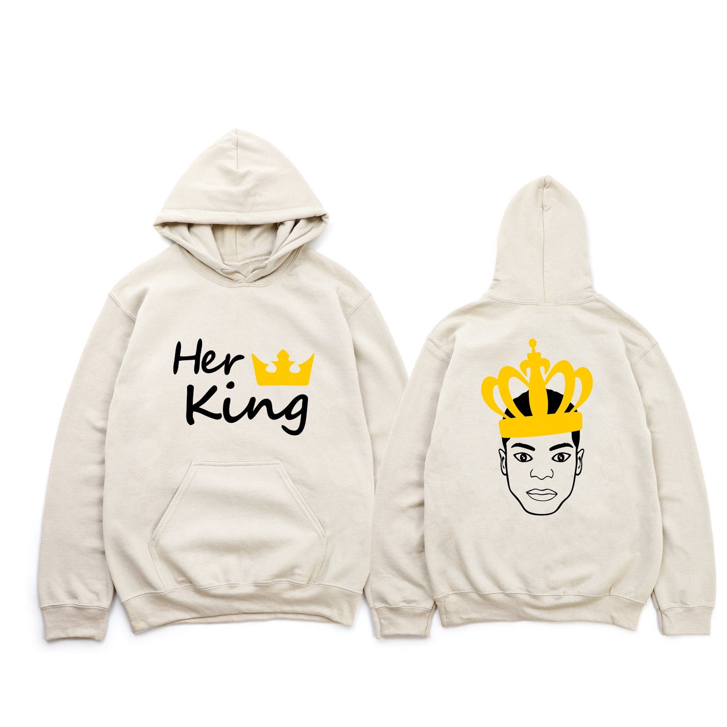 His & Her  King and Queen Matching Hoodie/Sweatshirt