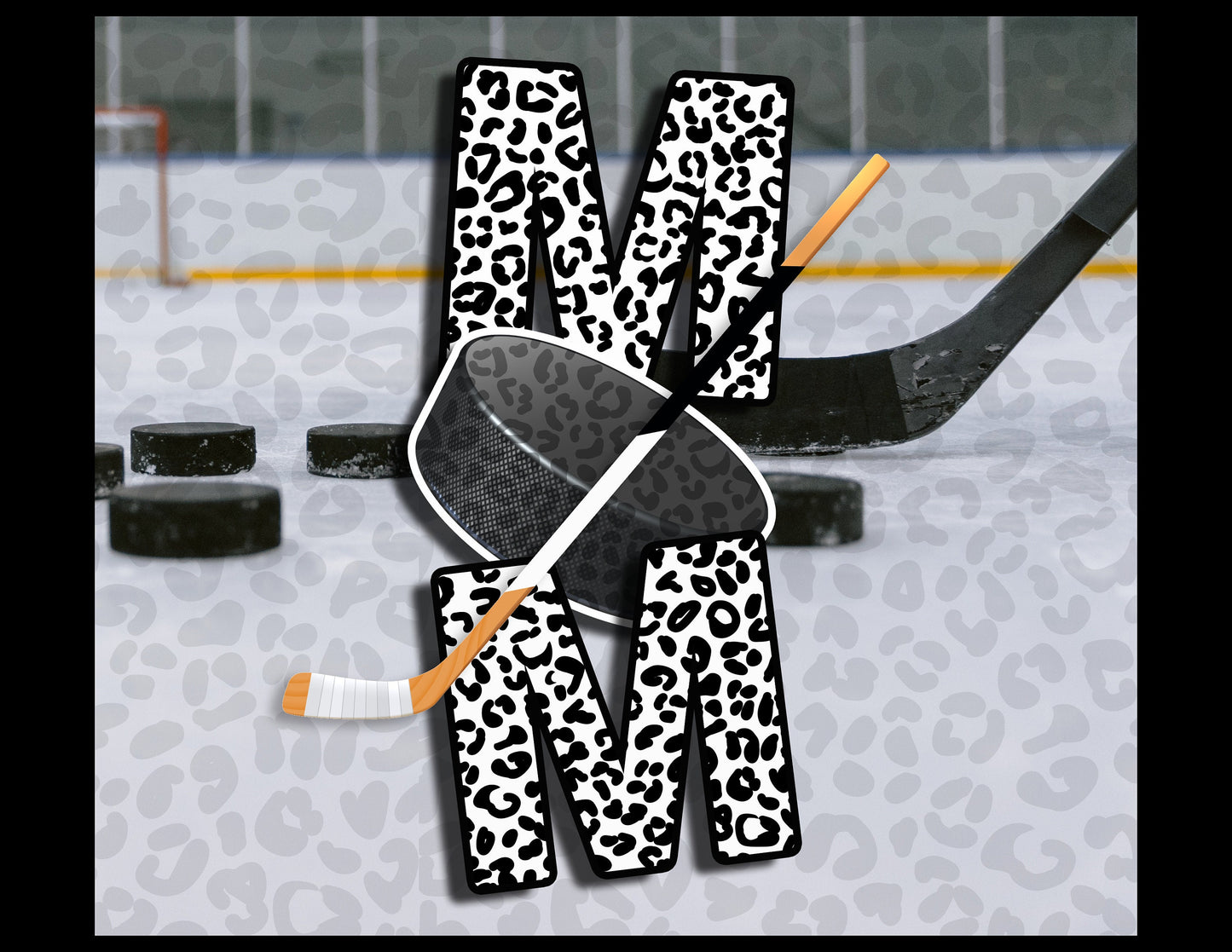 Hockey Mom Leopard Print  Tumbler