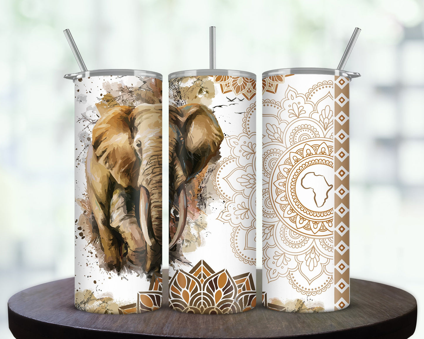 Elephant Tumbler Skinny 20oz Tumbler