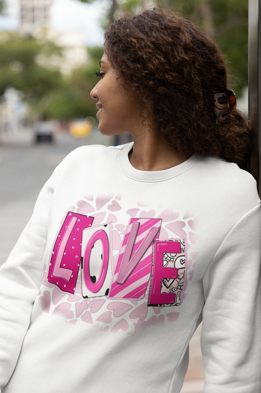 Love Valentines Day Sweatshirt Unisex Gift